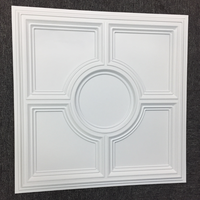 Plafonds Muraux 3D PVC Suspendus Résistants à la Chaleur 60x60cm pour la Construction - Vente Chaude