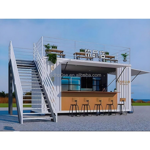 Fushunde Container Mobile in Acciaio di Alta Qualità da 20 Piedi Personalizzato per Caffetteria/Bar per Hotel e Ristoranti - Product Image 5