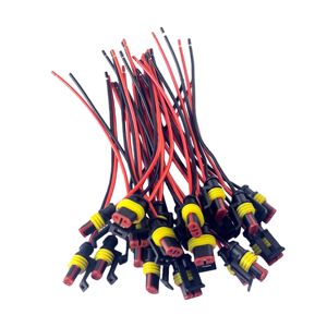 Amp/Tyco Supers eal 1.5 Serie 2-polige Buchse Pigtail 12V Wasserdichtes elektrisches Kabelst ecker kabel 282080-1 - Product Image 4