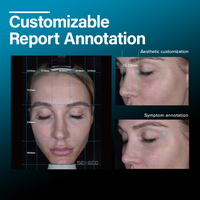 MEICET-Analizador de piel con espejo inteligente 3D UV HD, profesional, AI LED, análisis facial automático con versión de ordenador, versión EU/IT