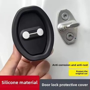 4 unidades de protectores de silicona silenciosos <span class=keywords><strong>para</strong></span> cerraduras de puerta de <span class=keywords><strong>coche</strong></span>, amortiguadores de golpes, cojines de protección <span class=keywords><strong>para</strong></span> cerraduras de <span class=keywords><strong>coche</strong></span>, <span class=keywords><strong>pegatinas</strong></span> antichoque <span class=keywords><strong>para</strong></span> <span class=keywords><strong>coche</strong></span> - Product Image 4