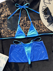 JSN Hot Girls Maillot de bain trois pièces string Maillot de bain extrême <span class=keywords><strong>Sexy</strong></span> Micro Bikini - Product Image 5