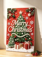 Peinture Diamant 5D Personnalisée en Gros pour Noël, Mosaïque de Perles DIY, Tableau Artistique Arbre de Noël et Élan, Décoration Maison, Cadeau de Fêtes