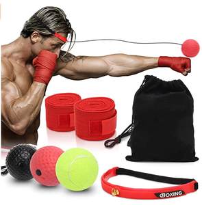 Vente chaude Lutte Réagir Exercice Poinçon Réflexe Vitesse Balle De Boxe Bandeau - Product Image 1