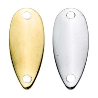 Vente en Gros d'Usine Micro Cuillères Métalliques 9x18 mm 10x23 mm Cuillères Feuille de Saule en Laiton Appâts de Pêche Fournitu