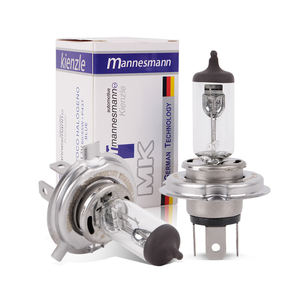 Bombillas Halógenas para Automóvil, 12 V, 55/60 W, <span class=keywords><strong>H4</strong></span>, Cristal de Cuarzo Blanco, para Faros Delanteros de Automóvil - Product Image 1