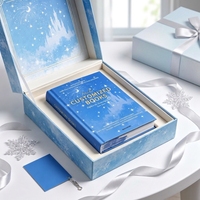 Carnet A5 personnalisé à couverture rigide avec dorure à chaud, journal à couverture rigide, impression de livres, bords vaporisés, coffret cadeau