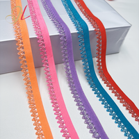 En stock : Bande élastique picot pour sous-vêtements, bordure en dentelle, accessoires de couture pour vêtements, élastique picot pour soutien-gorge