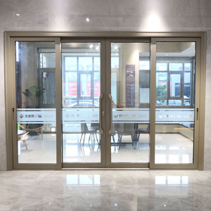 DIAOSI 95 Prague Thermal Break Aluminum Alloy Double Glazed Glass Doors Heavy Duty Lift Sliding Door for Exterior - Product Image 2