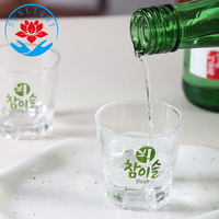 Fabricant de verre de Soju coréen de 2oz verre à liqueur 60ml mini verres transparents Baijiu Soju verre à liqueur