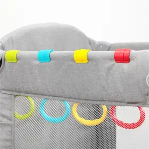 Mehrfarbige Hand Pull-Ring Kinder möbel Baby Lauf gitter Bett Pull Ring Kinder Sicherheits aktivität für Baby