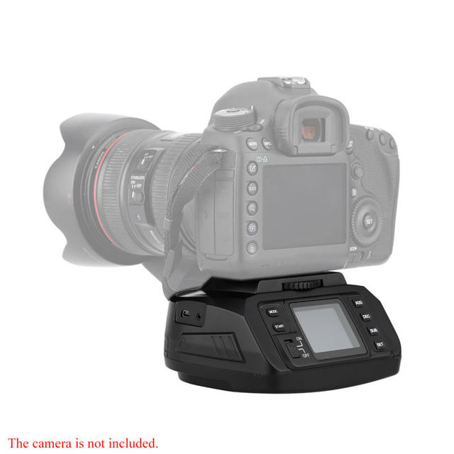 AD-10 Electronic 360 Degree Automatic Panoramic Tripod Head Motorized Tripod Ballhead for Canon Nikon Sony Pentax DSLR Cameras