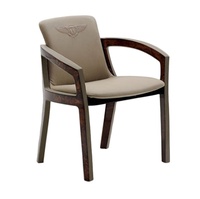 Ensemble de 4 chaises de salle à manger moderne en cuir gris, livraison gratuite, meubles de salle à manger de style nordique