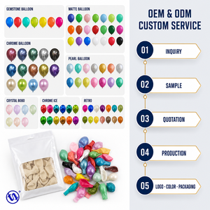 Ballons en latex rose en gros, 12 pouces, 100 unités, CE/EN71/BSCI/<span class=keywords><strong>CPC</strong></span>, pour fêtes d'anniversaire d'enfants, baby showers, décorations de fête - Product Image 4