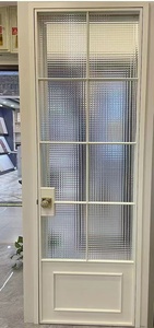 Moderner Stil Schwarz Aluminium legierung Glas Externer Grillst reifen Bogen Tür leiste für Innen haus Schräge Wintergärten Glas häuser
