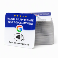 Carte NFC en acrylique personnalisée Leadercolor LDF-100100C avec puce F08, étanche et résistante aux intempéries, 13,56 MHz pour restaurants
