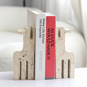 Ornement de stand de livres en forme d'élisar abstrait, style moderne, luxe léger, Silly Wind Dongshi, pour décoration de pièce modèle - Product Image 2