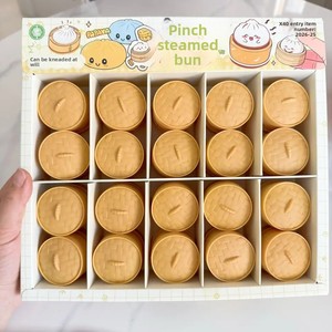 Juguete Antiestrés de Látex con Forma de Dumpling, Mini, Bonito, de Cristal, para Aliviar el Estrés, para la Oficina, Broma, Recuperación Lenta, Divertido Regalo - Product Image 1