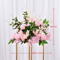 Kunstbloemen centerpiece bruiloft tafeldecoraties handgemaakte bloemen bolboeket bruiloft feest bloemstukken