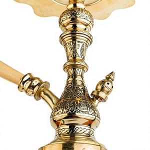 Vente en gros de chichas en laiton massif de style Khalil Maamoon - Shika Legend 40cm - Product Image 2