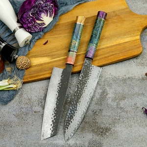 <span class=keywords><strong>Cuchillo</strong></span> de <span class=keywords><strong>chef</strong></span> hecho a mano de acero de Damasco VG10 de Japón <span class=keywords><strong>cuchillo</strong></span> de matanza desechable Sande - Product Image 2