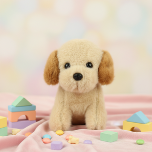 Peluche chien mignon et doux, jouet réaliste en forme de chien, mini <span class=keywords><strong>Labrador</strong></span> Golden Retriever en peluche pour enfants, cadeau d'anniversaire ou de Noël - Product Image 3