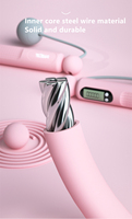 Corde à sauter rose pour adultes, cordes à sauter, pour le Fitness à la maison, livraison gratuite