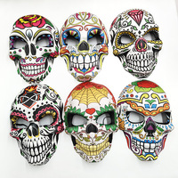 Masque de crâne personnalisé pour Halloween, le Jour des Morts, casque intégral, accessoires effrayants pour fête d'Halloween, jouet