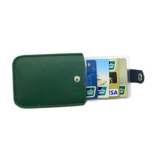 De alto rendimiento hombres pequeño cuero slim pull tab cartera tarjetas de crédito titular - Product Image 1