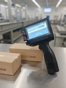 Impresora de Inyección de Tinta Semiautomática Inteligente para Línea de Ensamblaje, Impresora de Etiquetas para Bolsas de Embalaje, Impresora de Códigos <span class=keywords><strong>QR</strong></span>, Códigos de Barras y Fechas de <span class=keywords><strong>Caducidad</strong></span> - Product Image 2