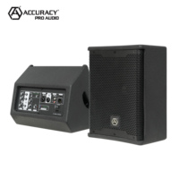 Accuracy Pro Audio WK08D5 Sistema de Altavoces PA Profesional de 200 W y 8 Pulgadas con Doble Amplificador, Altavoz Activo con Alimentación por Batería