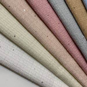 ผ้าทวีดสำหรับเสื้อผ้าผู้หญิงผ้าทวีตทอสีพื้<span class=keywords><strong>น</strong></span>พร้อมลูเร็กซ์แ<span class=keywords><strong>ล</strong></span>ะเ<span class=keywords><strong>ล</strong></span>ื่อมแฟชั่นหรูหราสำหรับฤดูใบไม้ร่วง - Product Image 2