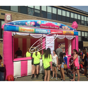 Soporte de concesión inflable portátil Carnival Treat Shop Tent Stand Booth Candy Popcorn Store para publicidad - Product Image 4