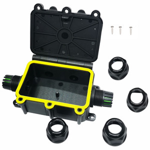 Caja de conexiones impermeable IP68 para exteriores, 2 entradas y 2 salidas, con bloque de terminales para electrónica de iluminación - Product Image 3