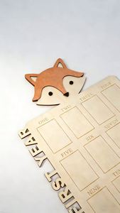 Cadre photo en bois sur le thème des animaux mignons pour bébé, affichage des photos des 12 mois, décoration originale pour la chambre d'enfant, pour garçons et filles - Product Image 4