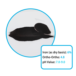 Agrinorm EDDHA Fe 6% Fertilizante orgánico de hierro quelado Tipo de compost en polvo para la corrección de la deficiencia de hierro en los cultivos - Product Image 2