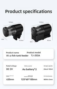 Taşınabilir pil ml kapasiteli çevre dostu 100-110 V ile 240 işletilen akvaryum balık besleyici üç zaman diliminde mevcuttur - Product Image 6