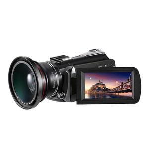 Caméscope numérique 24 mégapixels avec <span class=keywords><strong>zoom</strong></span> <span class=keywords><strong>optique</strong></span> 12x, écran tactile et <span class=keywords><strong>zoom</strong></span> numérique <span class=keywords><strong>100x</strong></span> - Product Image 4