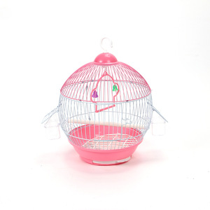 Customizable large metal Iron Wire bird parrots finches canary cage with handle and Removable 3 tiers bird cage canary breeding