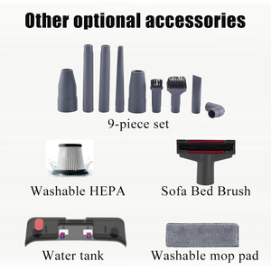 <span class=keywords><strong>Aspirateur</strong></span> balai 2-en-1 600W, vertical et portable, forte <span class=keywords><strong>aspiration</strong></span>, filtre lavable, vente directe usine - Product Image 3