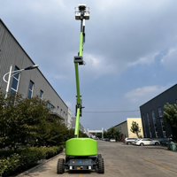 HAOKUN Selbstfahrende Hydraulische/Diesel/Elektrische Hubarbeitsbühne mit 200 KG Tragfähigkeit für Outdoor-Baumaschinenverleih