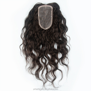 Dropshipping en gros : Toppers en cheveux humains Remy russes avec base mono pour femmes, Toppers en cheveux humains vierges mono pour femmes - Product Image 4