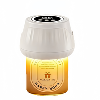Lampe chauffe-cire sans flamme rechargeable pour chevet, lumière d'ambiance aromathérapie pour chambre, lampe portable pour faire fondre les bougies parfumées
