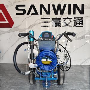 Pistolets de <span class=keywords><strong>peinture</strong></span> doubles sans air pour pulvérisation à froid, machine de <span class=keywords><strong>peinture</strong></span> routière à largeur réglable - Product Image 4