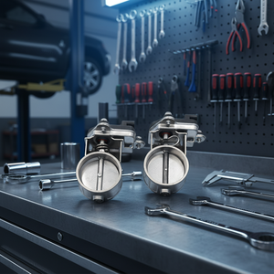 Универсальный электрический выхлопной клапан fupower из нержавеющей стали (2, 2.5, 3, 3.5, 4 дюйма) с управлением для автомобилей - Product Image 2