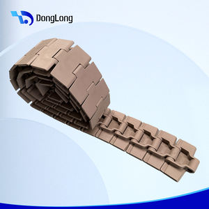 Cadena de curva magnética de 880M, cadena de curva de plástico 880, cadena superior plana de plástico 880, piezas de equipo de manejo de materiales - Product Image 4