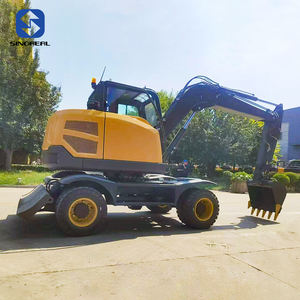 Fabricant <span class=keywords><strong>chinois</strong></span>, mini-excavatrice sur roues de 6 tonnes, facile d'accès sur les chantiers de construction, adaptée aux petits projets de construction - Product Image 6