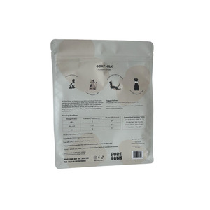 Hot Sale Custom Logo 1lb 2lb Aluminium Flat Bottom Side Gusset Plastic <strong>Pouch</strong> <strong>Milk</strong> Protein Powder Regular Zipper Packaging Bag - Product Image 3