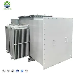 Transformador de potencia lleno de aceite mineral reductor IEC 60076 estándar 2500 kVA 2.5MVA 6,6 kV 400V