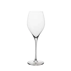 Long Stemmed Clear Wine Glass Custom Classic Crystal Glass Goblet Luxury Modern Drinking Goblet